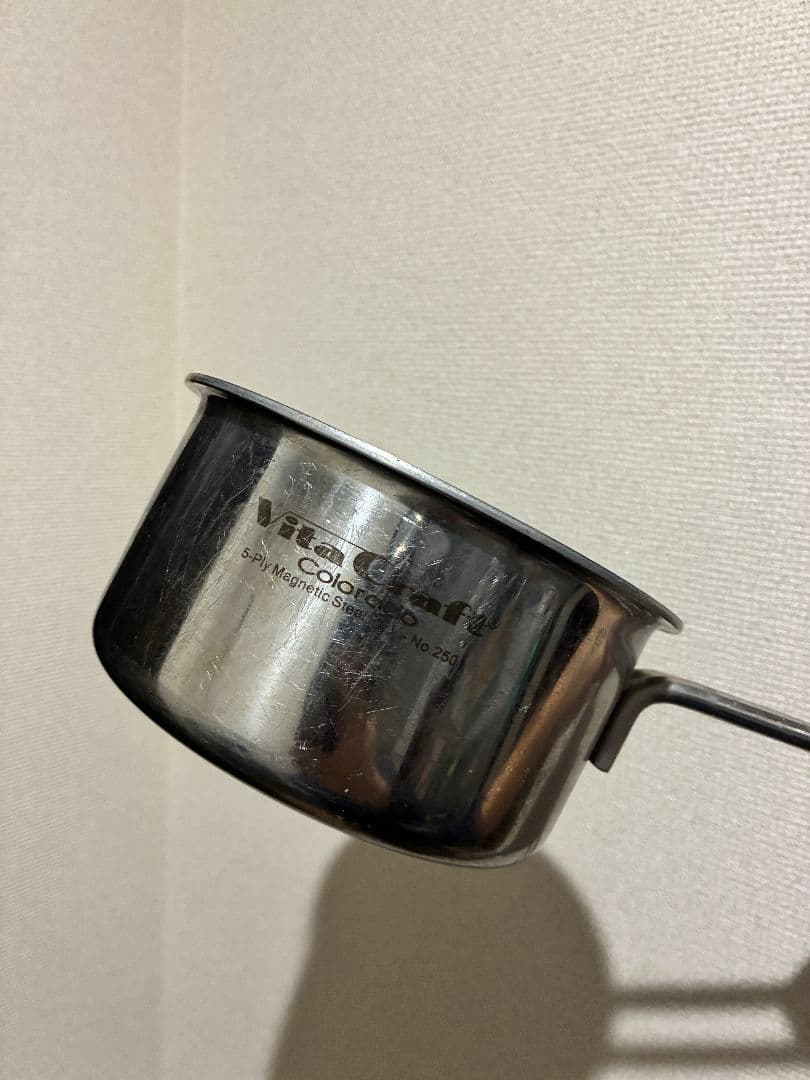 VitaCraft ステンレス製片手鍋 蓋付き