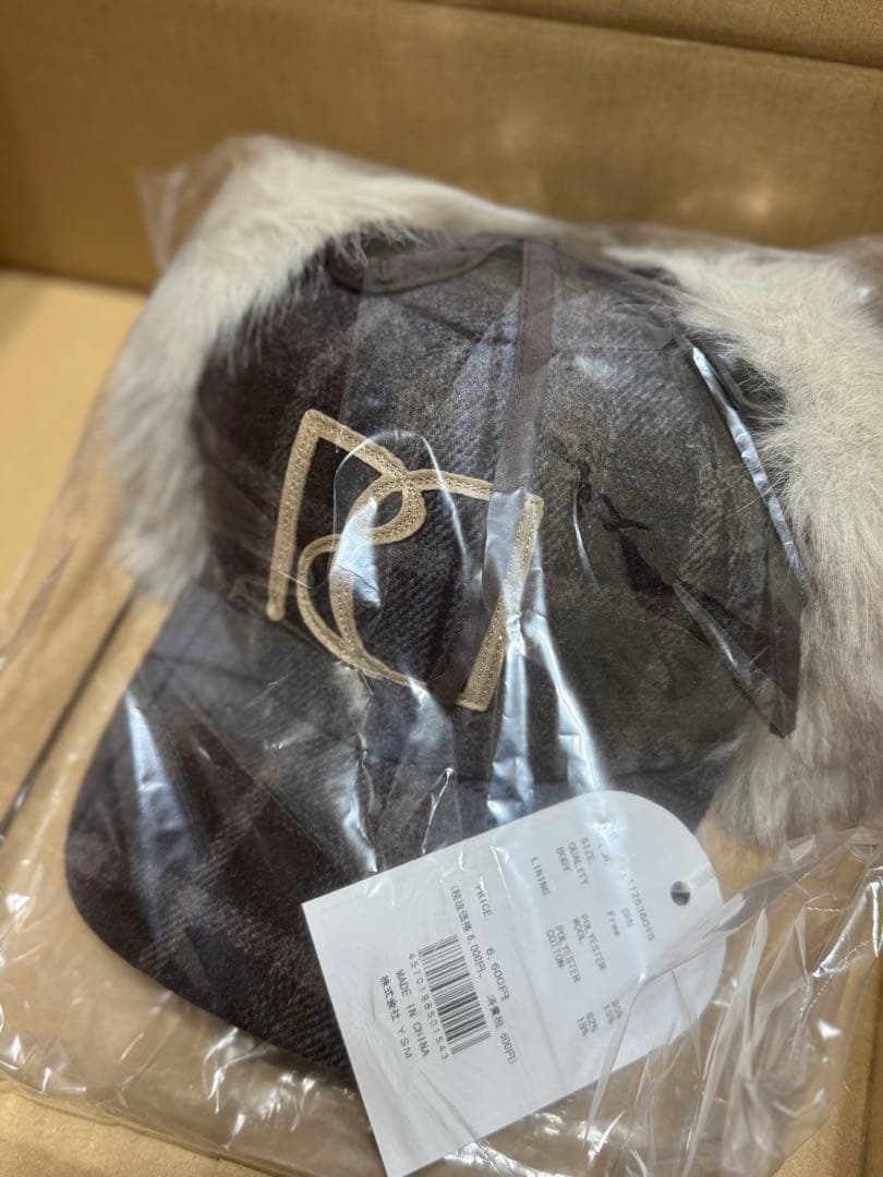 ᕷ♡ 専用　Darich ダーリッチ　ロゴフライトキャップ　ブラウン　BRN