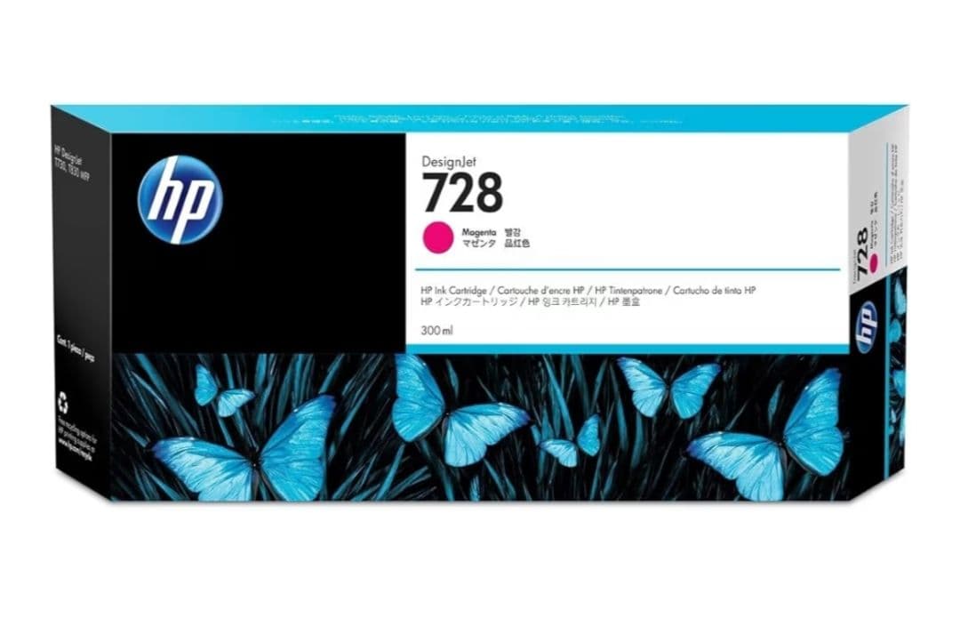 HP728純正インク300ml大容量4色セット個セット