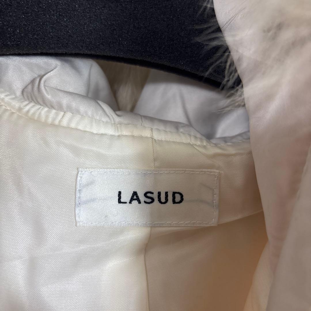 LASUD ボアコート　アイボリー　未使用品サイズ9号　定価34000円タグ無し