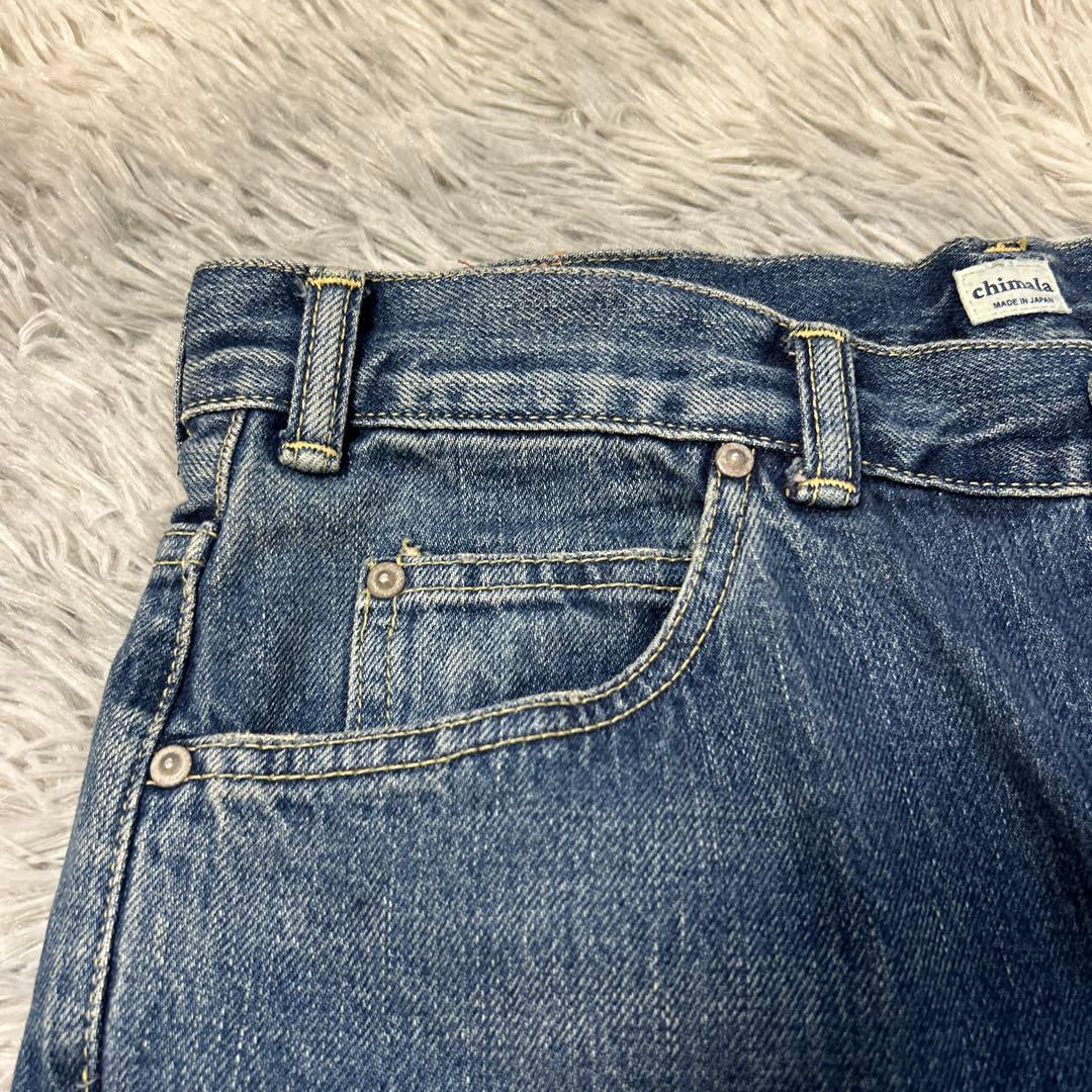 【新品】chimala SELVEDGE DENIM インディゴ染め 27サイズ