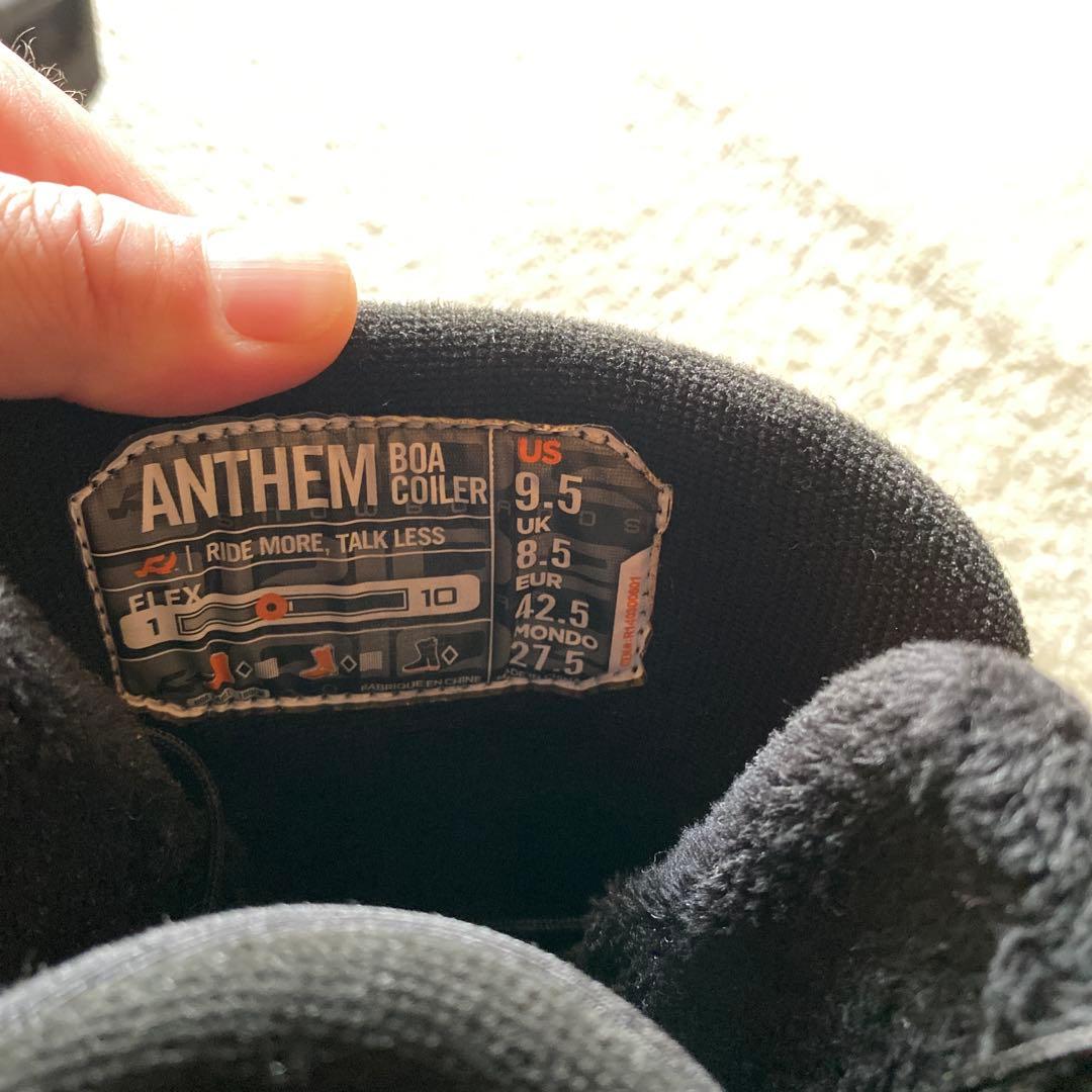 ANTHEM BOA COILER スノーボードブーツ 9.5 US