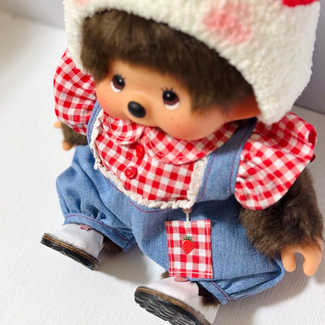キムガン　モンチッチ M お座り 女の子 ツインテール お洋服付き