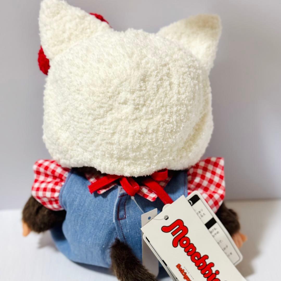 キムガン　モンチッチ M お座り 女の子 ツインテール お洋服付き