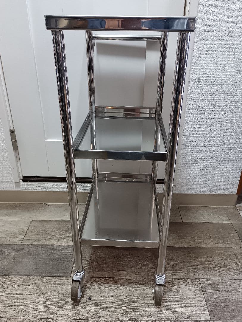 タカラベルモントステンレス3段ワゴン②