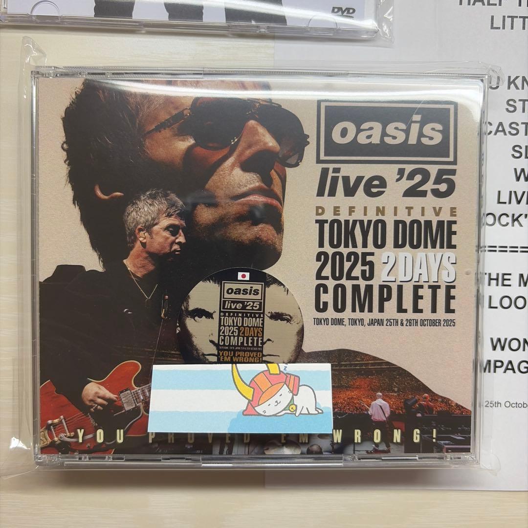 【おまけ付き】　OASIS - DEFINITIVE TOKYO DOME