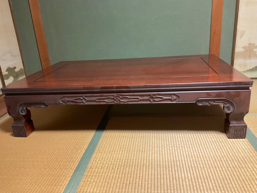 カリモク大きな座卓。センターテーブル。