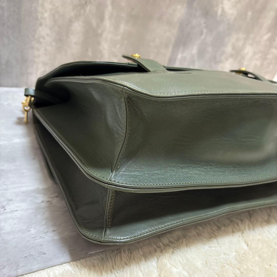 美品✨HUNTING WORLD 2way メッセンジャーバッグ オリーブ