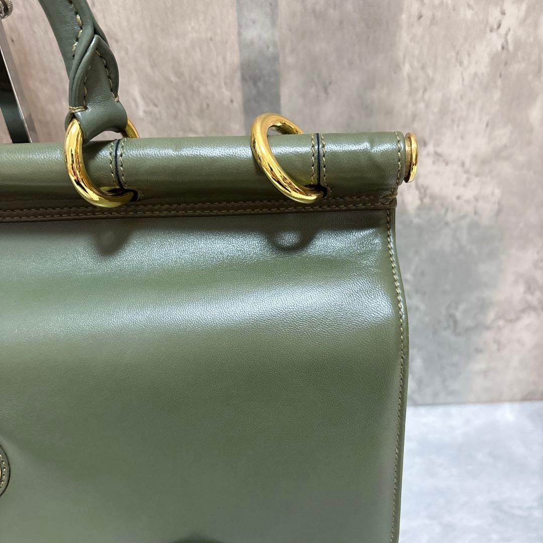 美品✨HUNTING WORLD 2way メッセンジャーバッグ オリーブ