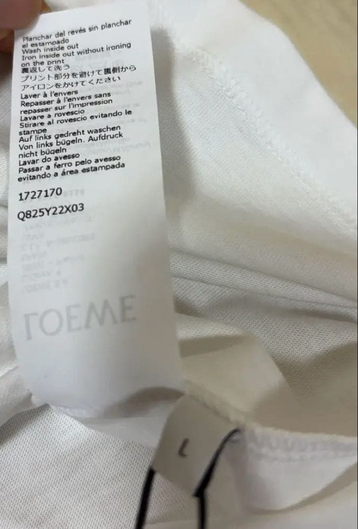 LOEWE Paula's Ibiza Fennel T-shirt ホワイト
