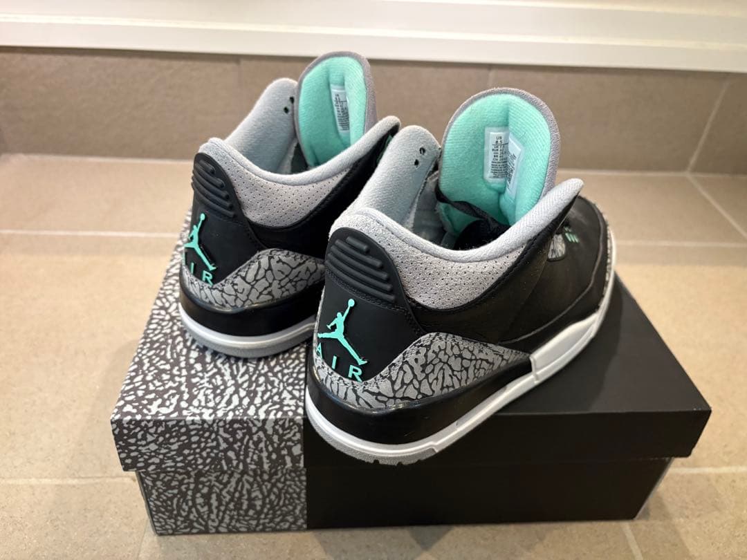 Nike エアジョーダン3 レトロ Green Glow 26.5cm
