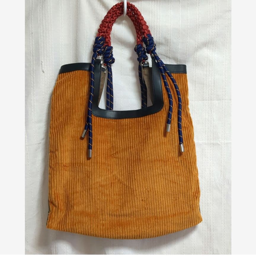 本日限定価格●ear PAPILLONNER●異素材/2フェイストートバッグ