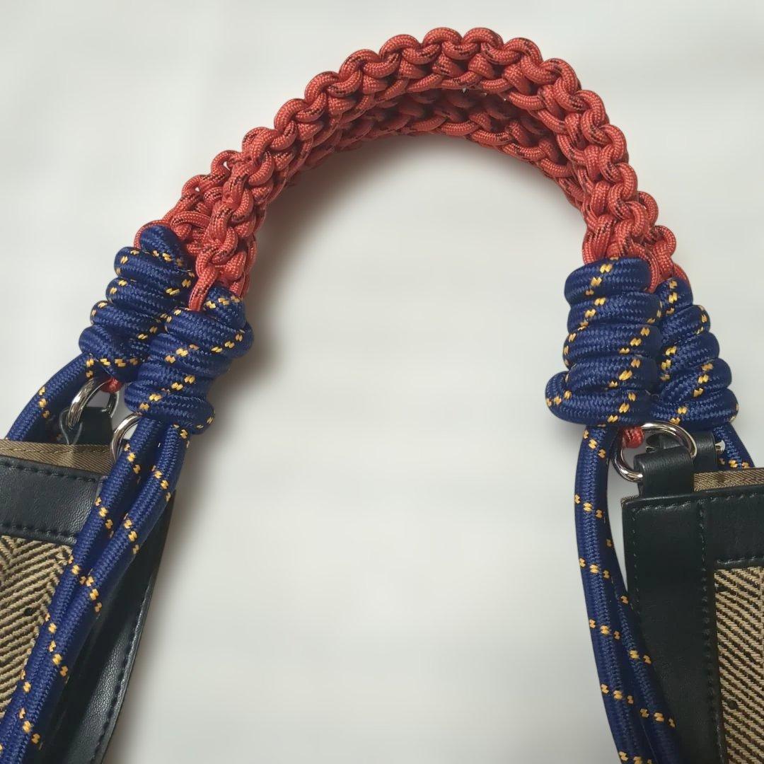 本日限定価格●ear PAPILLONNER●異素材/2フェイストートバッグ