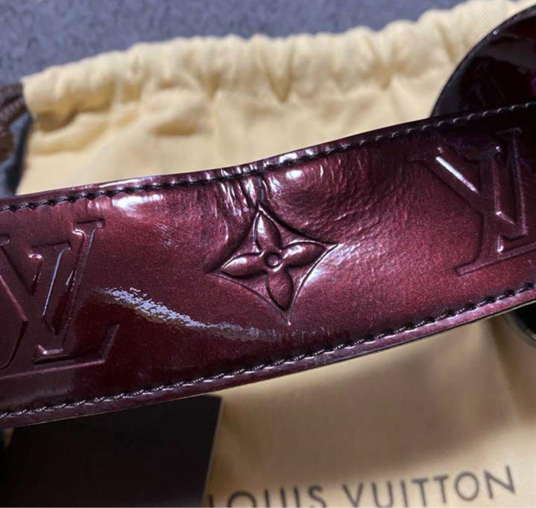 Louis Vuitton バーガンディ ベルト