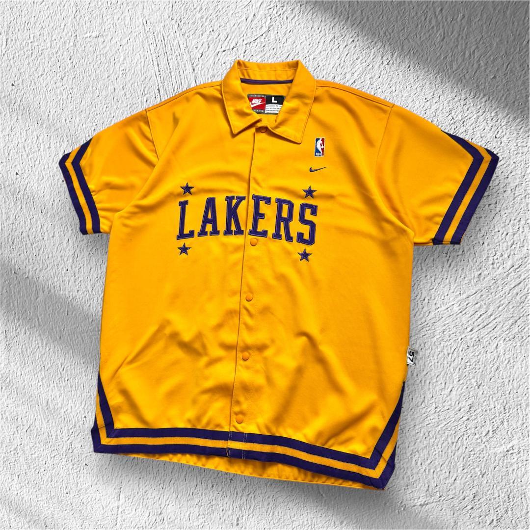 【海外限定モデル☆レイカーズ☆】ナイキ NBA刺繍 ウォームアップ ジャージ