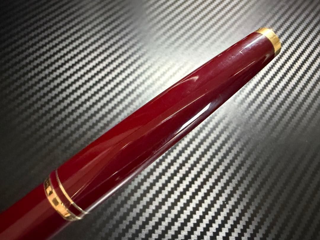 極美品 モンブラン No.221 ボルドー EF 極細字 万年筆