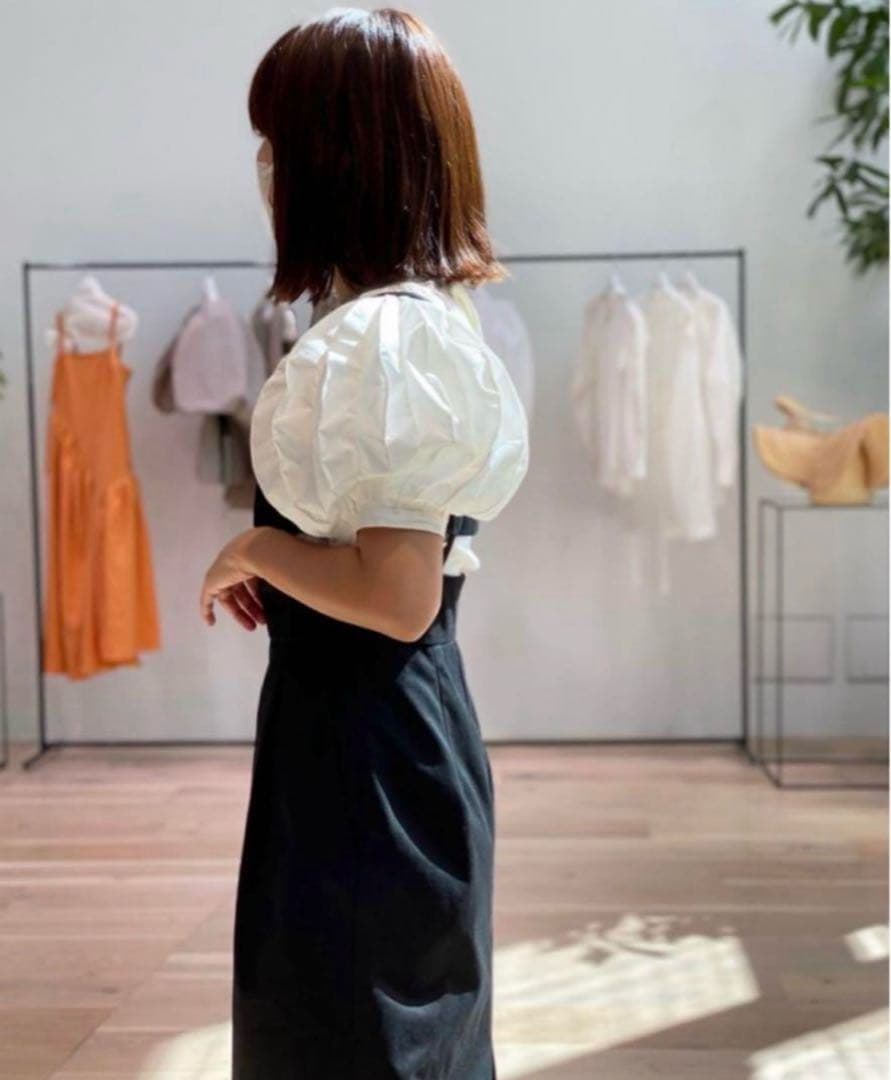 LUDLOW ラドロー ホワイト パフスリーブ Tシャツ