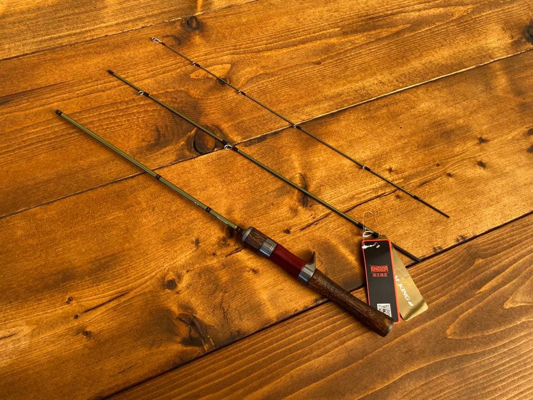 トラウトロッド　ベイトロッド　4ft7inch 渓流釣り　岩魚　ウッドグリップ