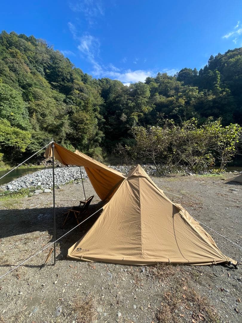 WAQ AlphaTC テント 二又ポール付き