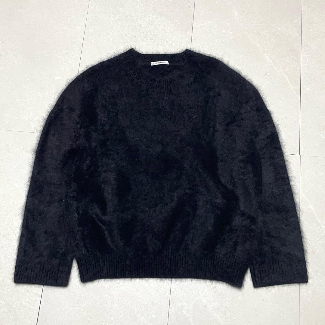 everyday i like. fluffy sweater ラクーン ニット