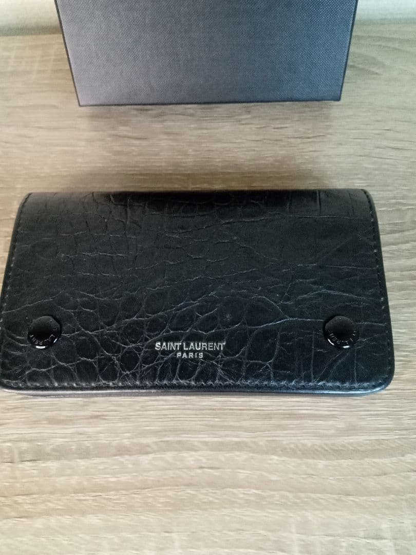 値下げ正規品✨️SAINT LAURENT PARIS✨️ 長財布　箱、保証書付