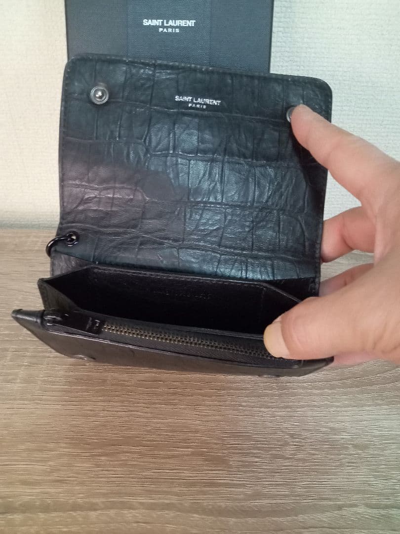 値下げ正規品✨️SAINT LAURENT PARIS✨️ 長財布　箱、保証書付
