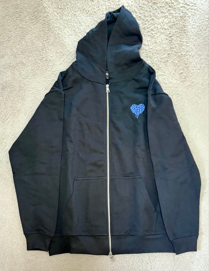 地獄楽 PEACE AND AFTER 杠 パーカー Hoodie M 黒