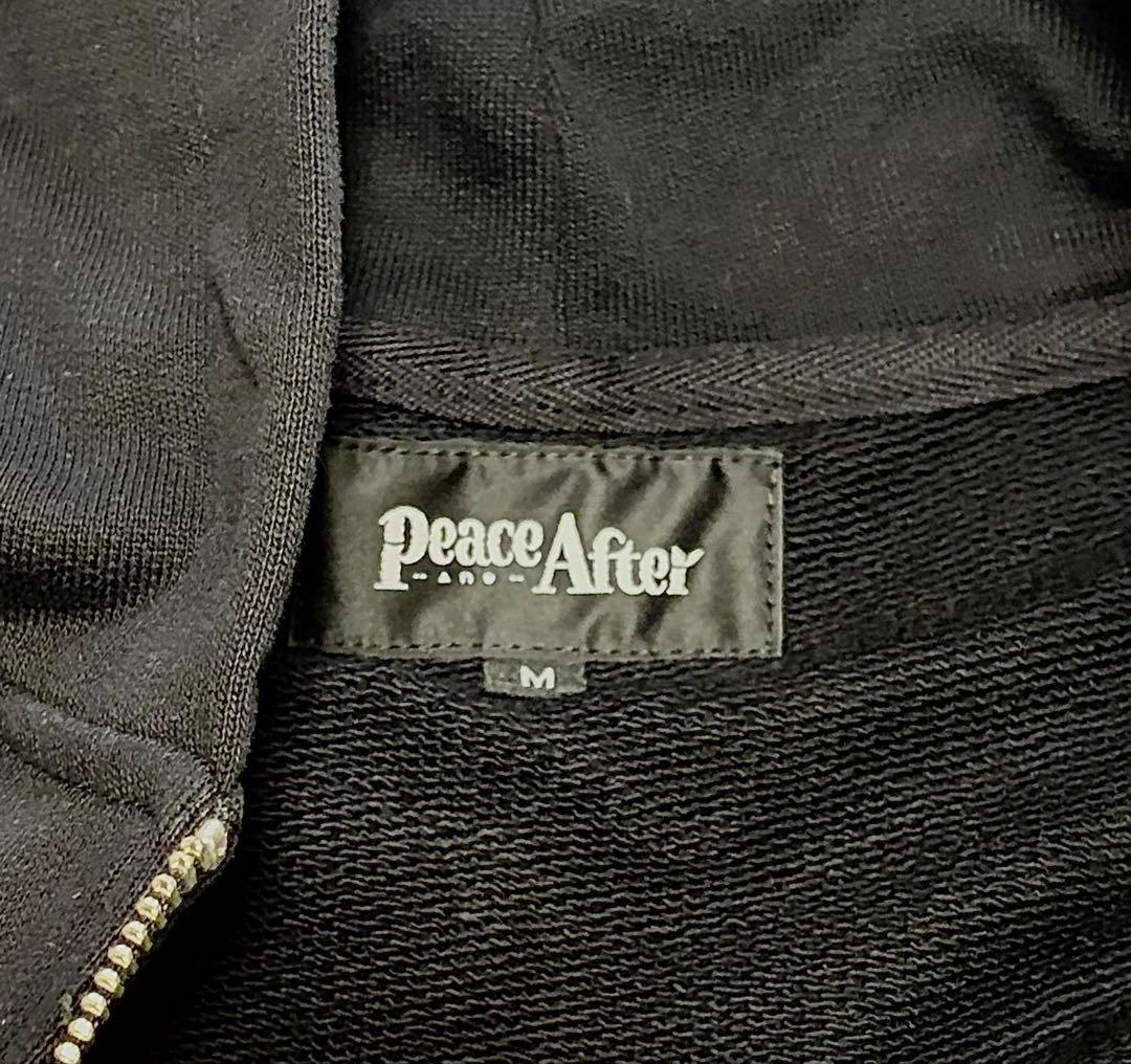 地獄楽 PEACE AND AFTER 杠 パーカー Hoodie M 黒