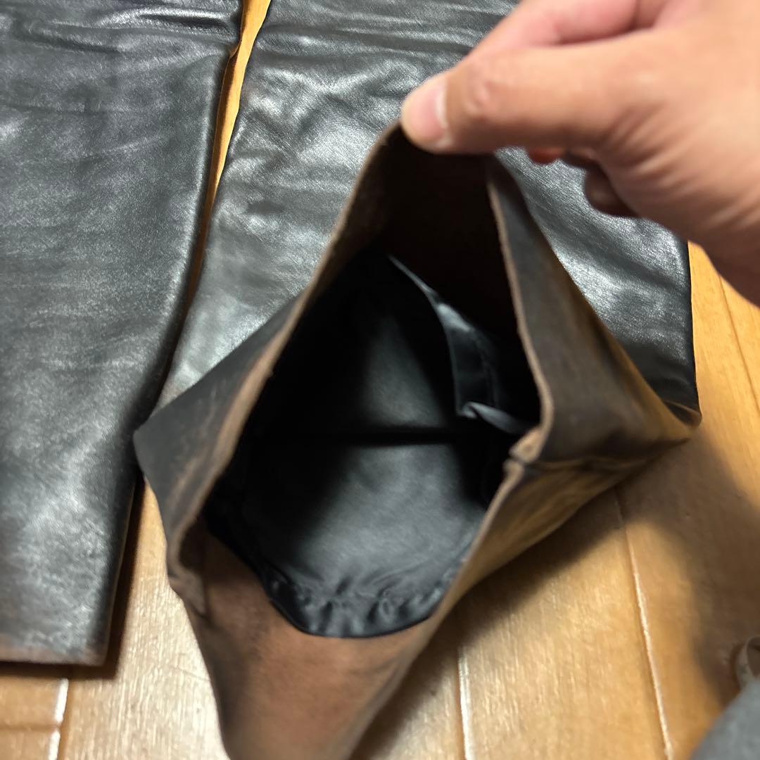 ザリアルマッコイズ BUCO ホースハイド レザーパンツ 茶芯 ライダース