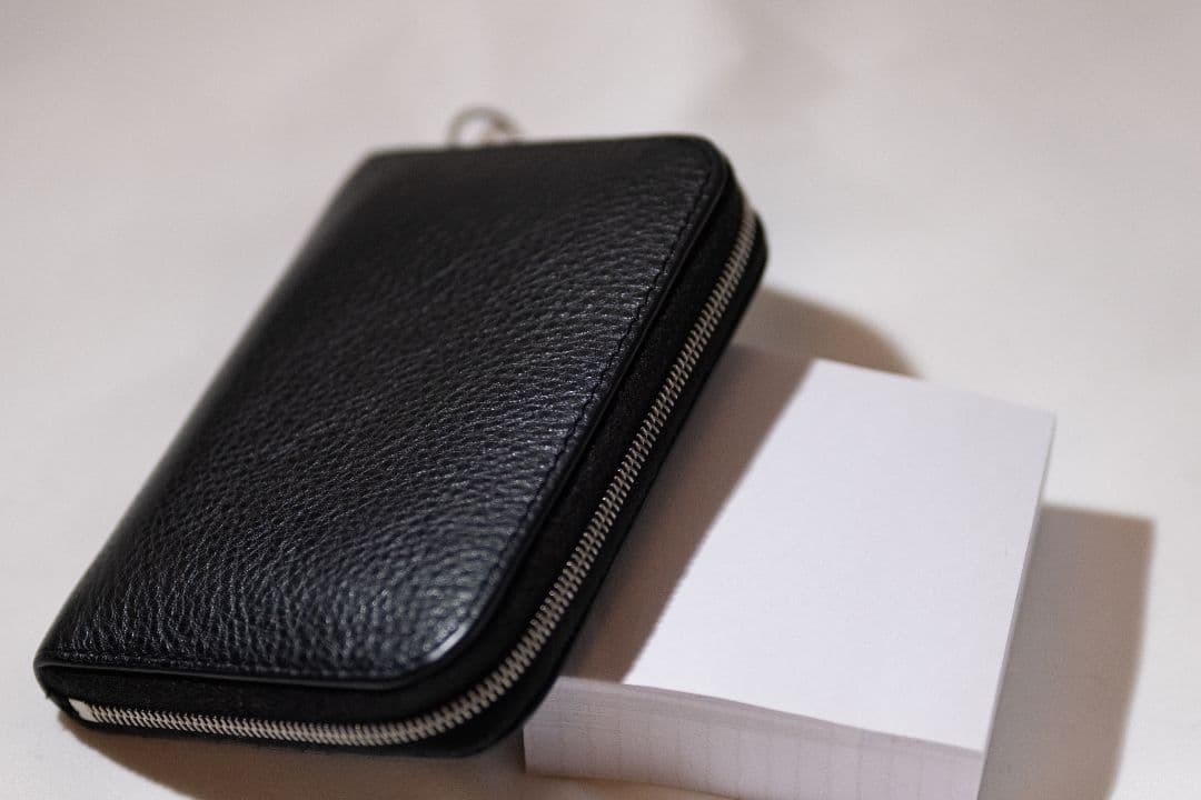 aeta ラウンドウォレット　black