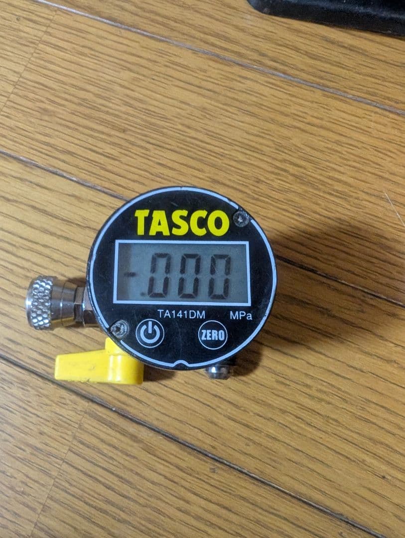 タスコR410マニホールド タスコデジタル真空ゲージ タスコ充電式真空ポンプ
