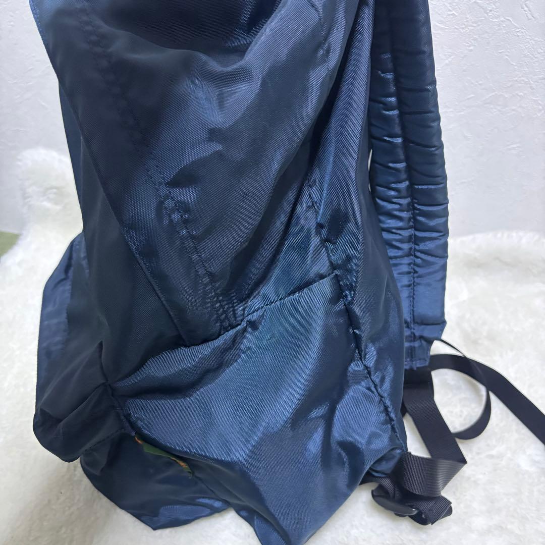 希少　エルベシャプリエ　978N デイパック　リュック　ナイロン　ネイビー