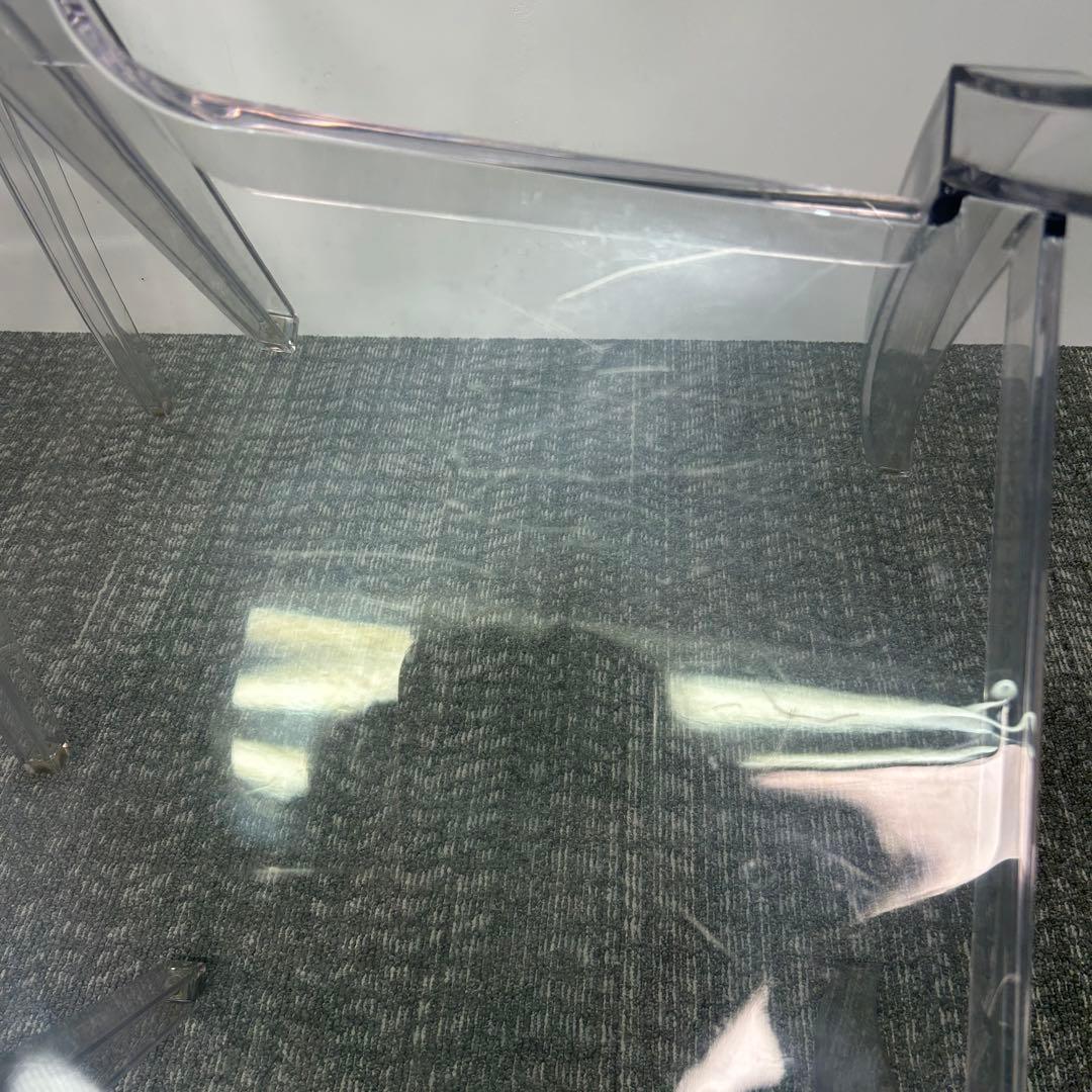 【2脚セット】Kartell ルイ・ゴースト シングルチェアクリア