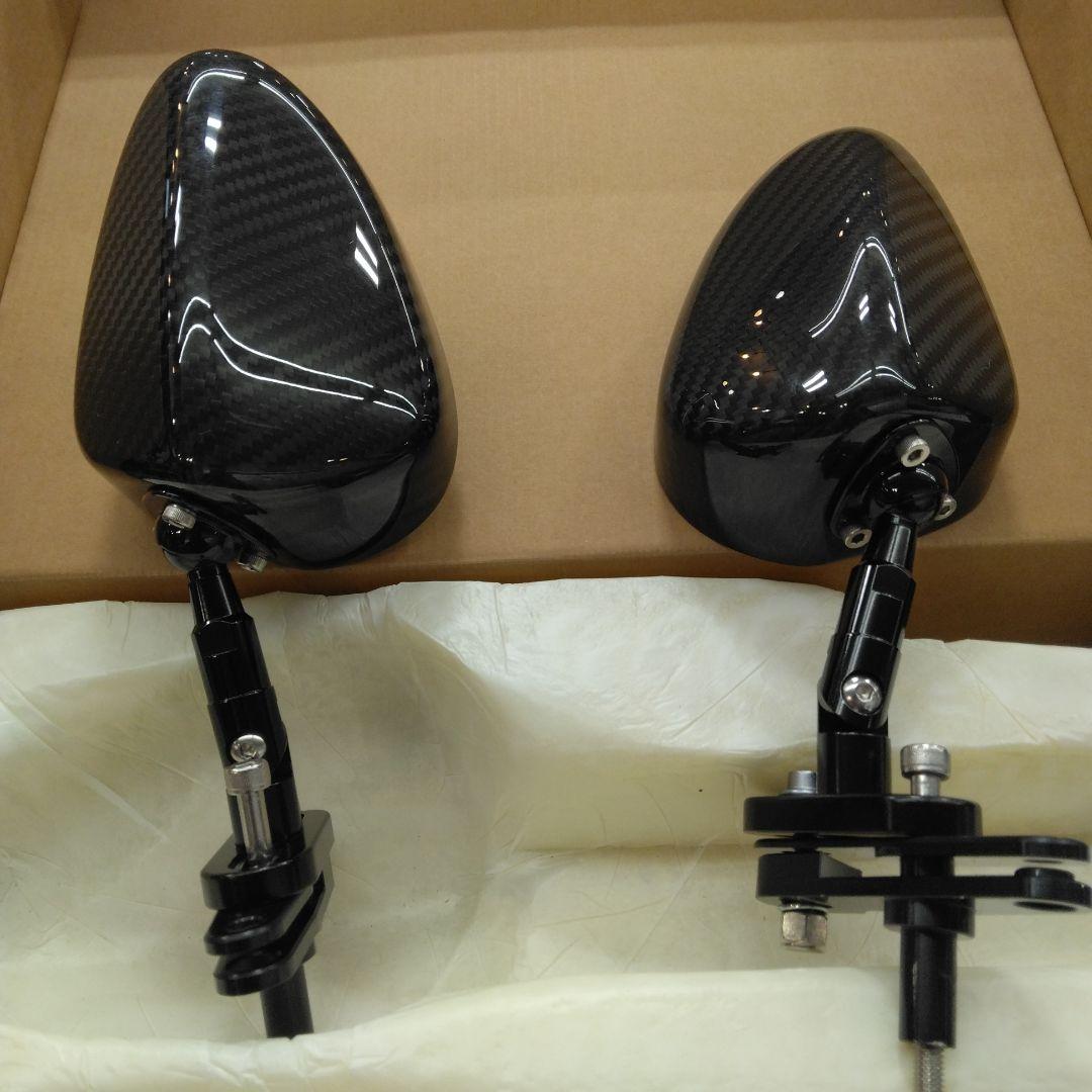 SIMOTAカーボンファイバー ミラー ブルーレンズ 中古品