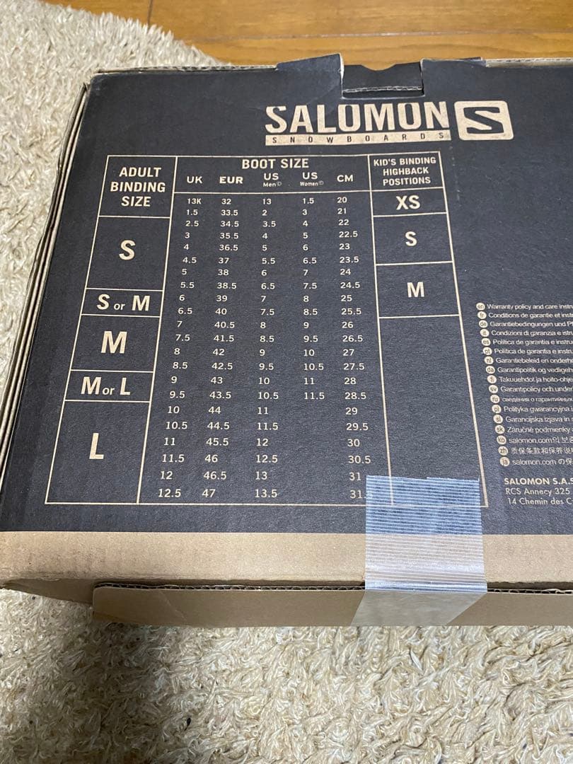 SALOMON RHYTHM ビンディング　S 超美品！