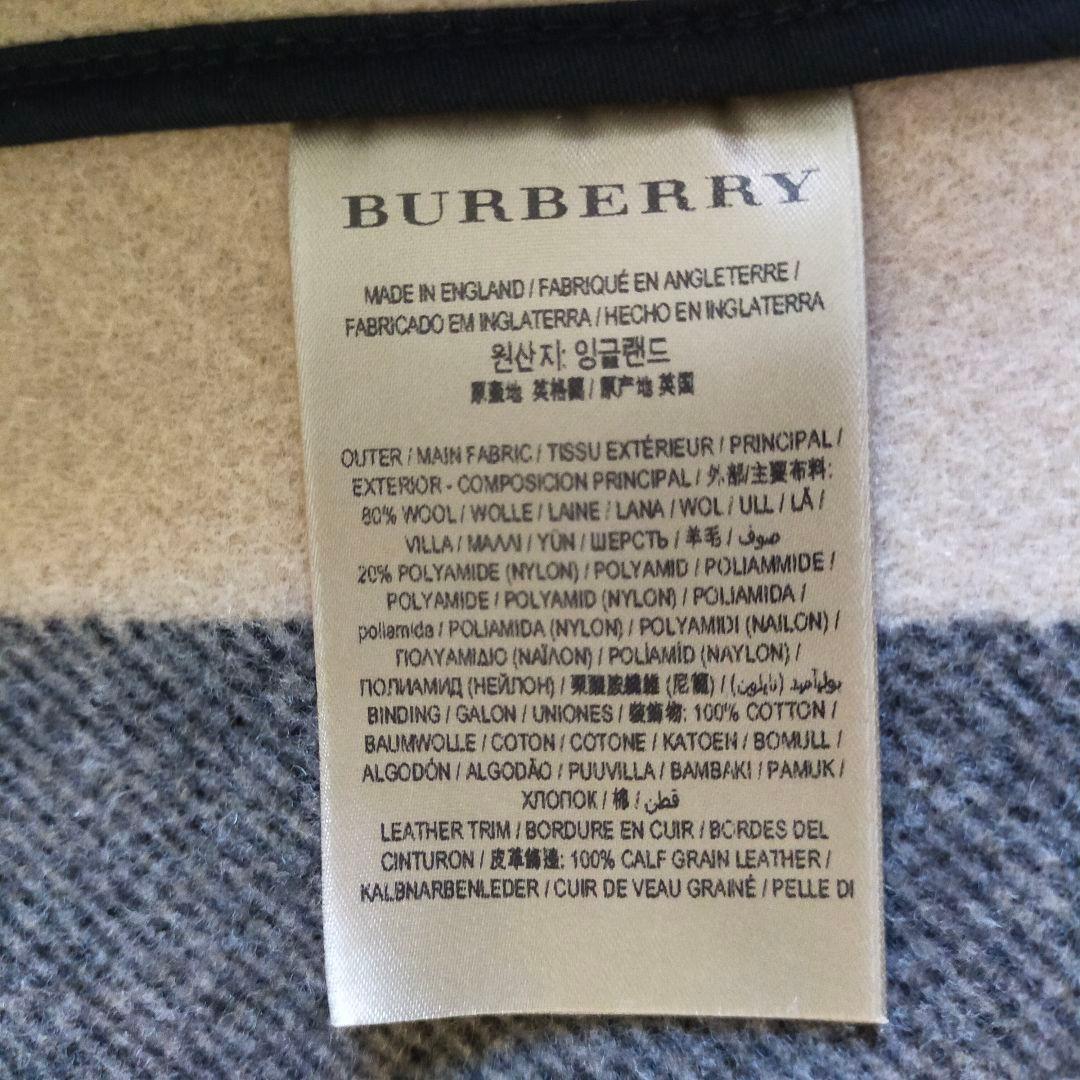 美品　英国製　BURBERRY　MERSEY　近年モデル　ダッフルコート