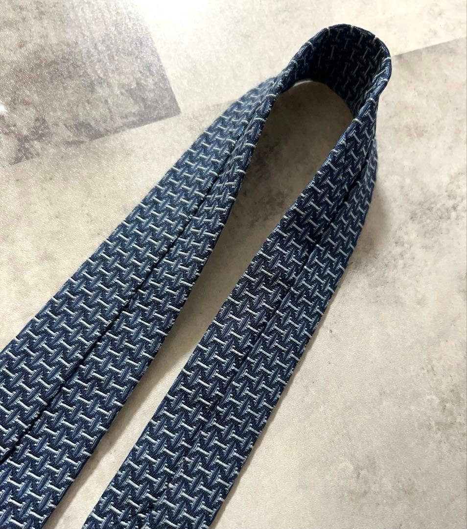 HERMES ネクタイ ハイブランド ファソネ H織り