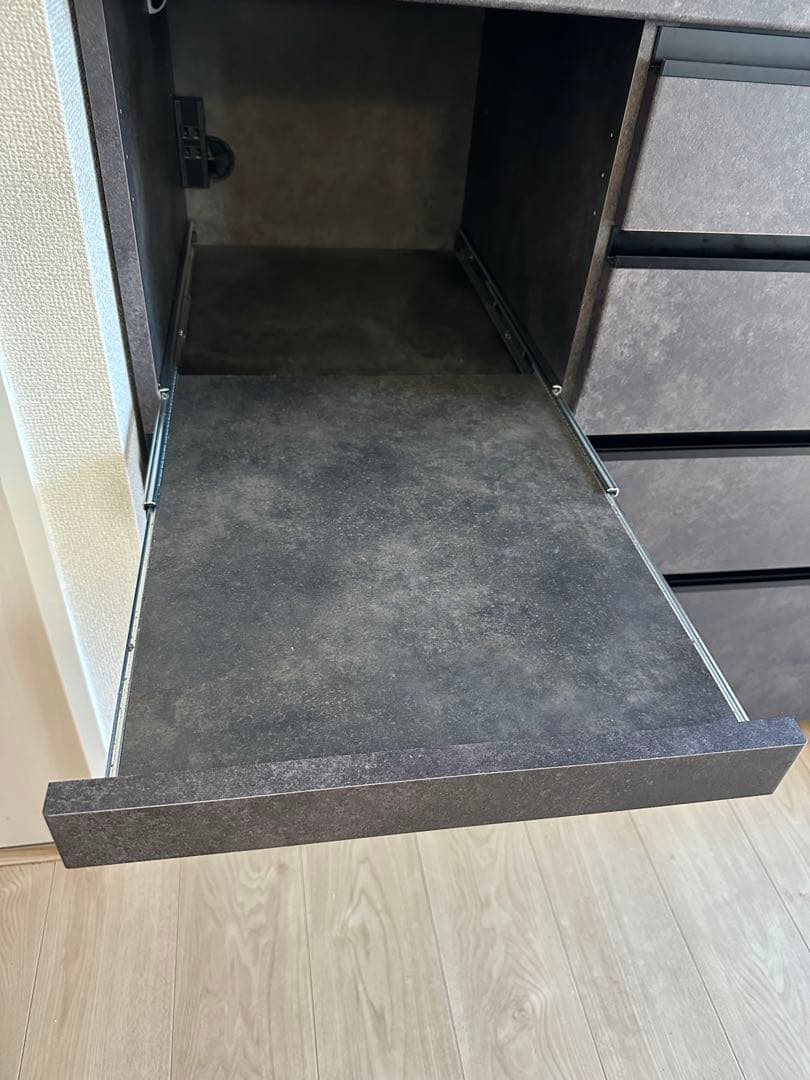 【最終値下】パモウナキッチンボード　4段140 セラミカネロ ECA-1400R