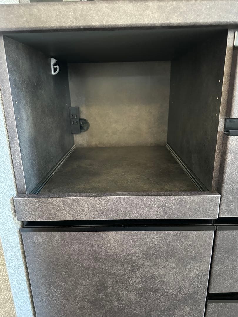 【最終値下】パモウナキッチンボード　4段140 セラミカネロ ECA-1400R