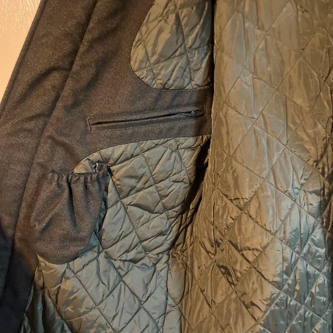 Barbour ステンカラーコート Lサイズ チャコールグレー