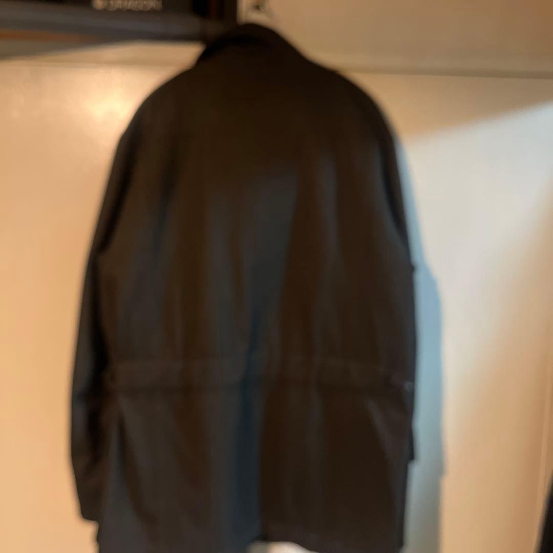 Barbour ステンカラーコート Lサイズ チャコールグレー