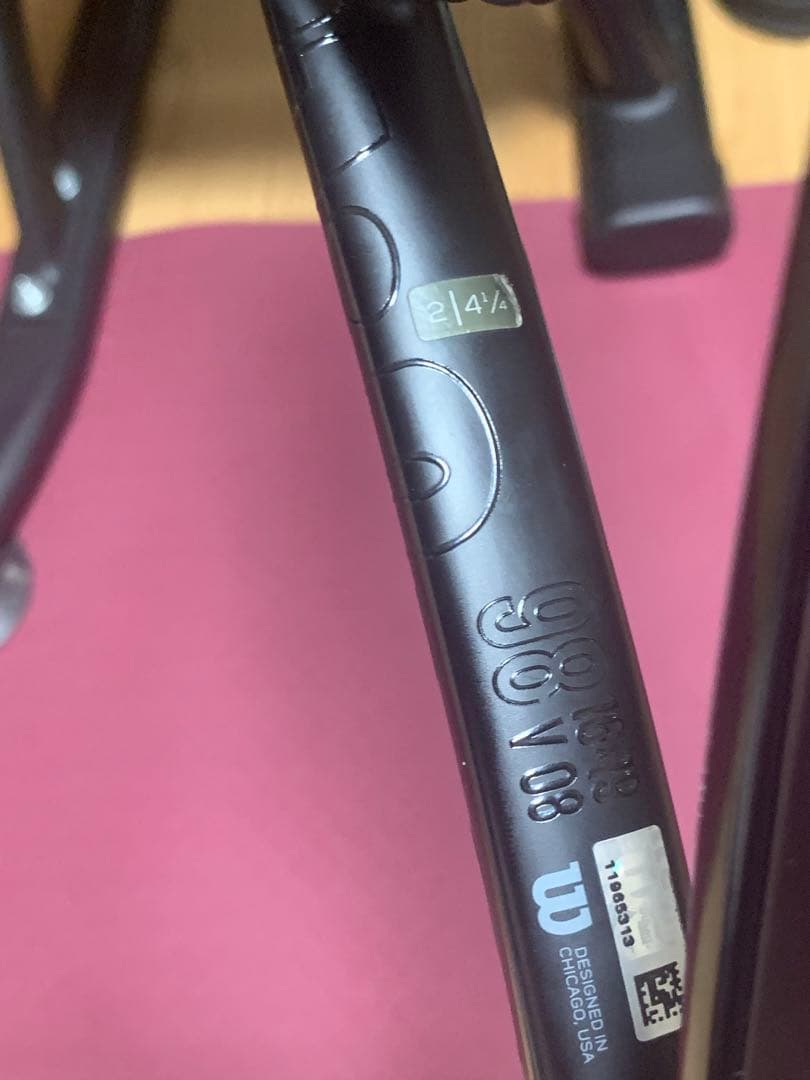 Wilson ブレード98 v8 noir G2 レザーグリップ