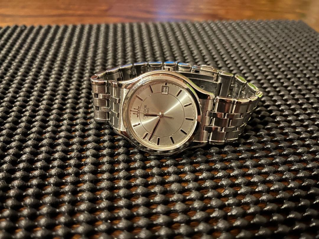 本日のみ価格！セイコー　クレドール　Credor 年差クオーツ　 美品　シルバー