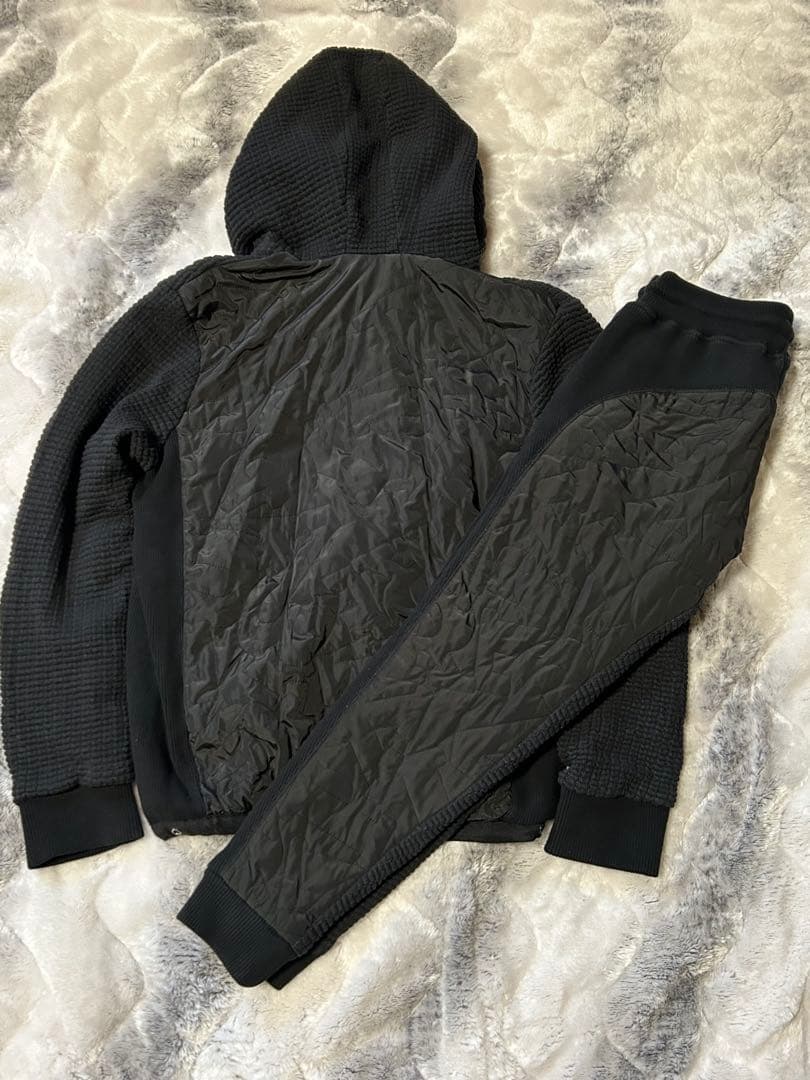 1PIU1UGUALE3 RELAXワッフルパーカーセットアップ【S】