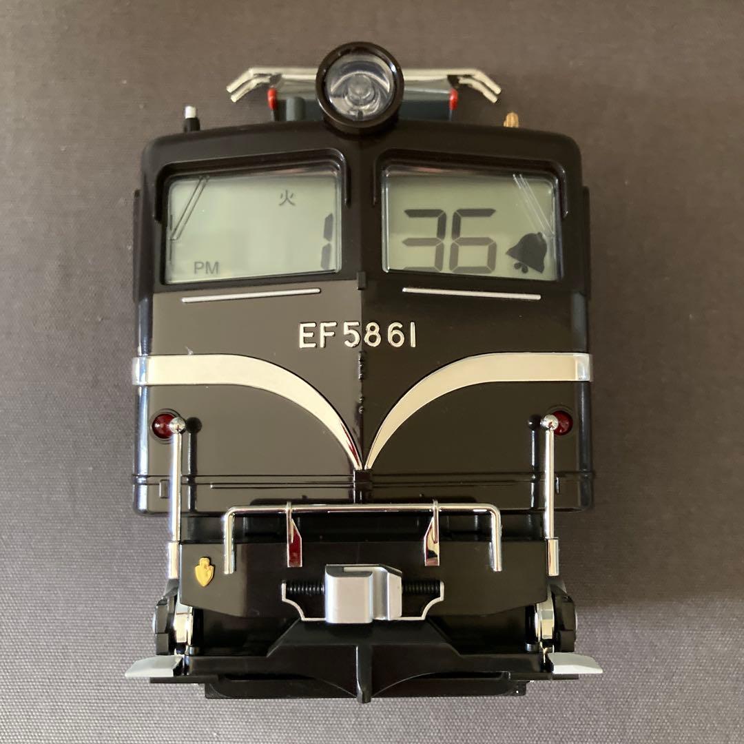 (鉄道EF目覚まし時計）TOMYTEC EF5861 目覚まし時計　コレクター