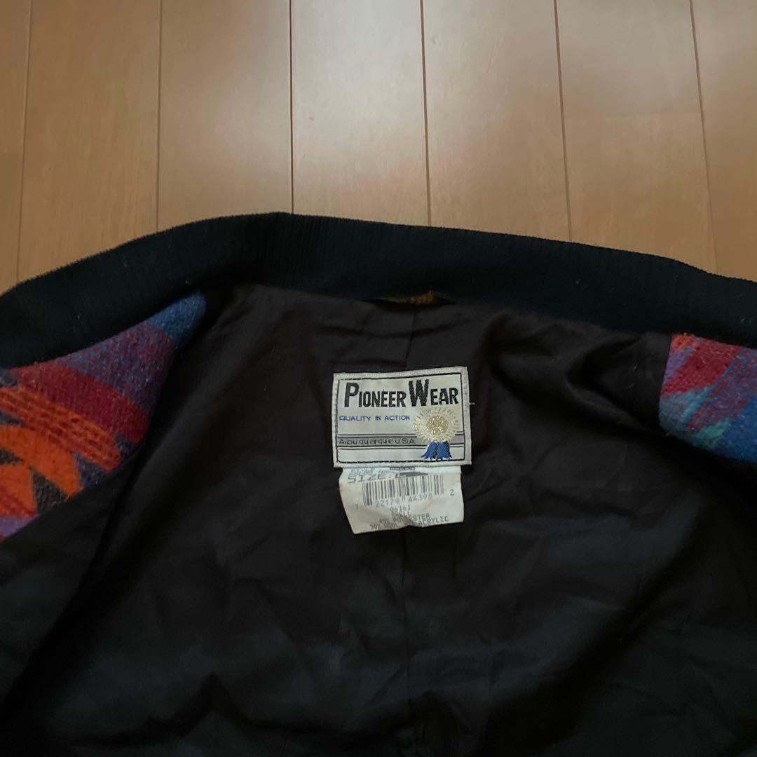 70s80s pioneer wear ネイティブ柄　ジャケット　usa製
