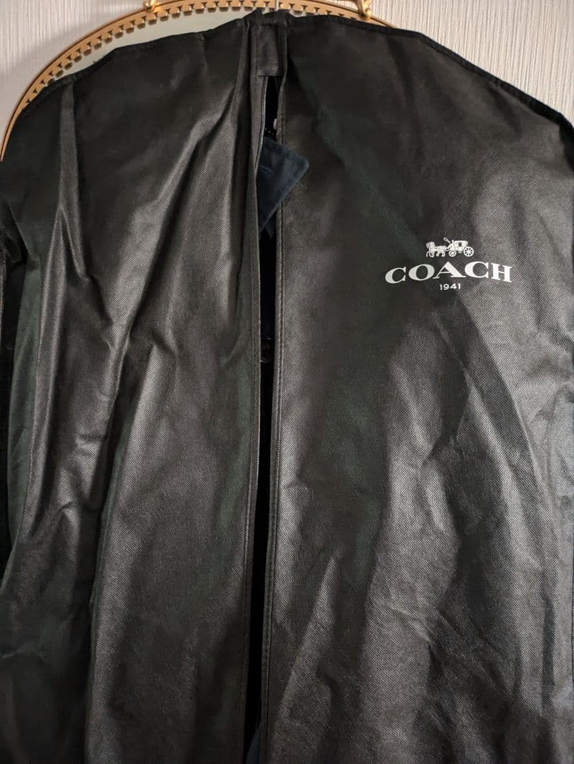 mettya COACHフーデッド トレンチ コート