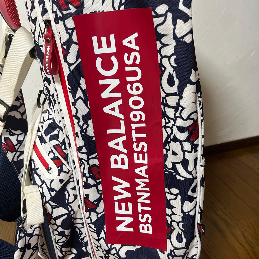 【美品】NEW BALANCE スタンド式　軽量キャディバッグ
