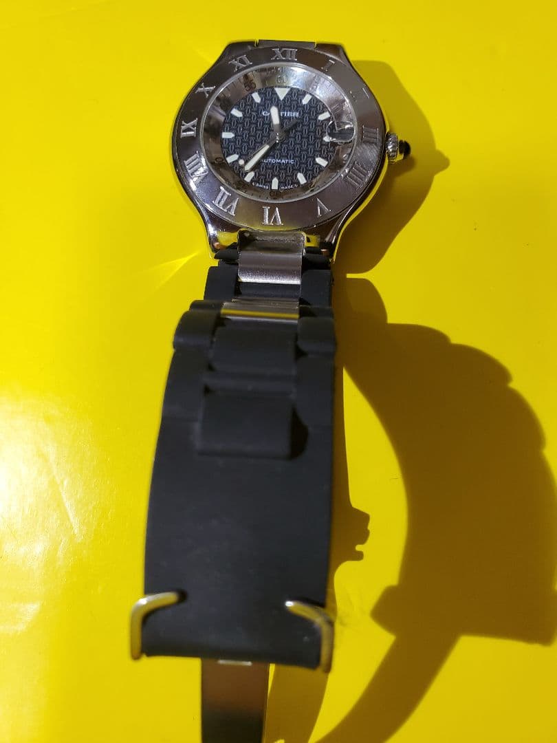 Cartier カルティエ　マスト21 ヴァンテアン　ラバーベルト(非純正)