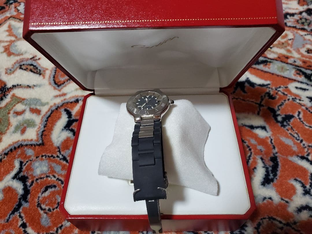 Cartier カルティエ　マスト21 ヴァンテアン　ラバーベルト(非純正)